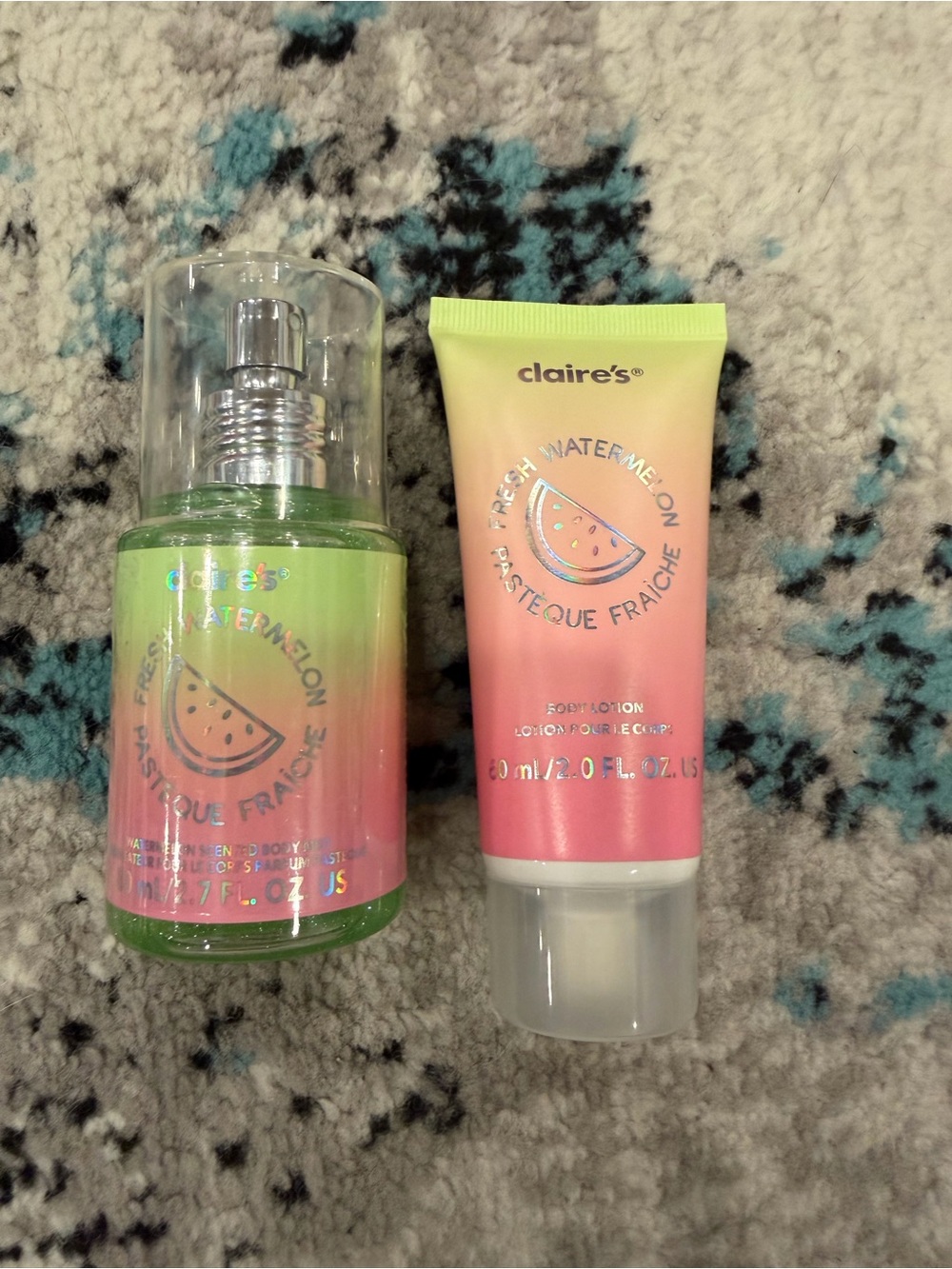 Claire’s Fresh Watermelon Body Care Set | Body Mist & Body Lotion Bundle